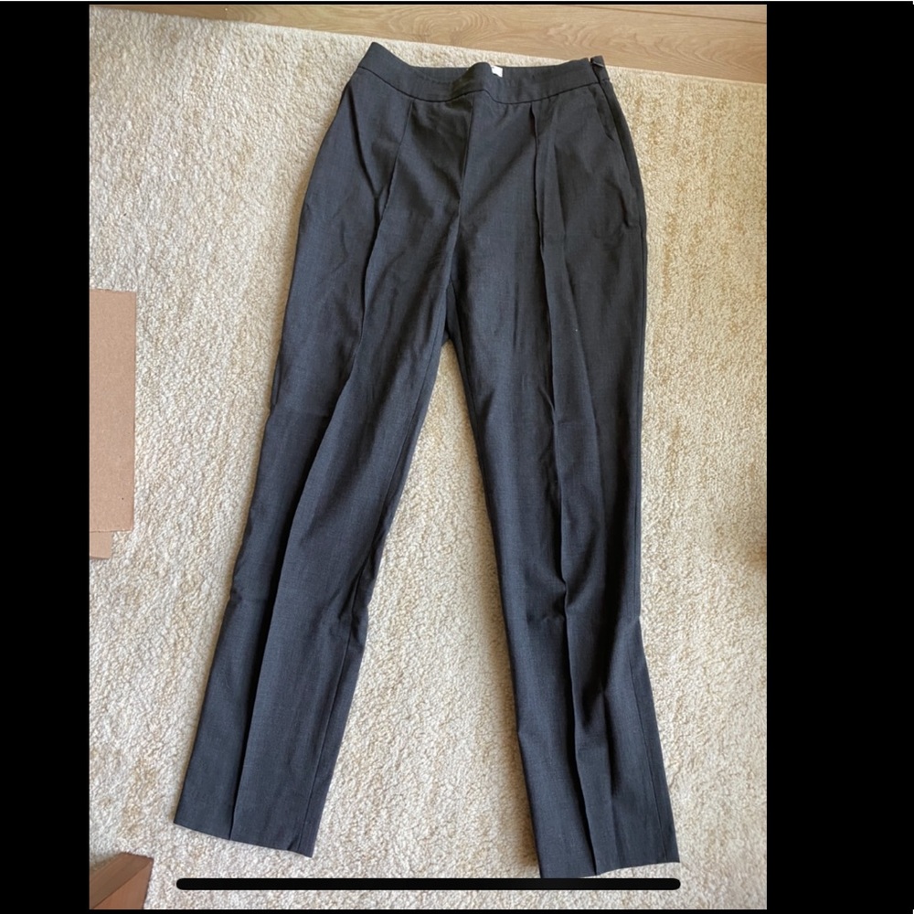 Babaton Grey Pleated Trousers